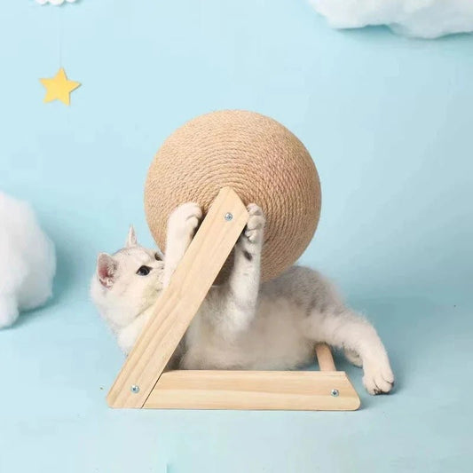 A Cat Scratching Ball - Pet Tenderness